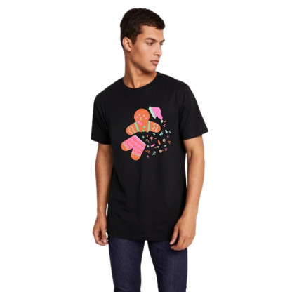 T-shirt Bonhomme de Pain d'Epices Pour Noël