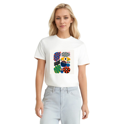 T-shirt Blanc Dessins d'Origine Ver.5