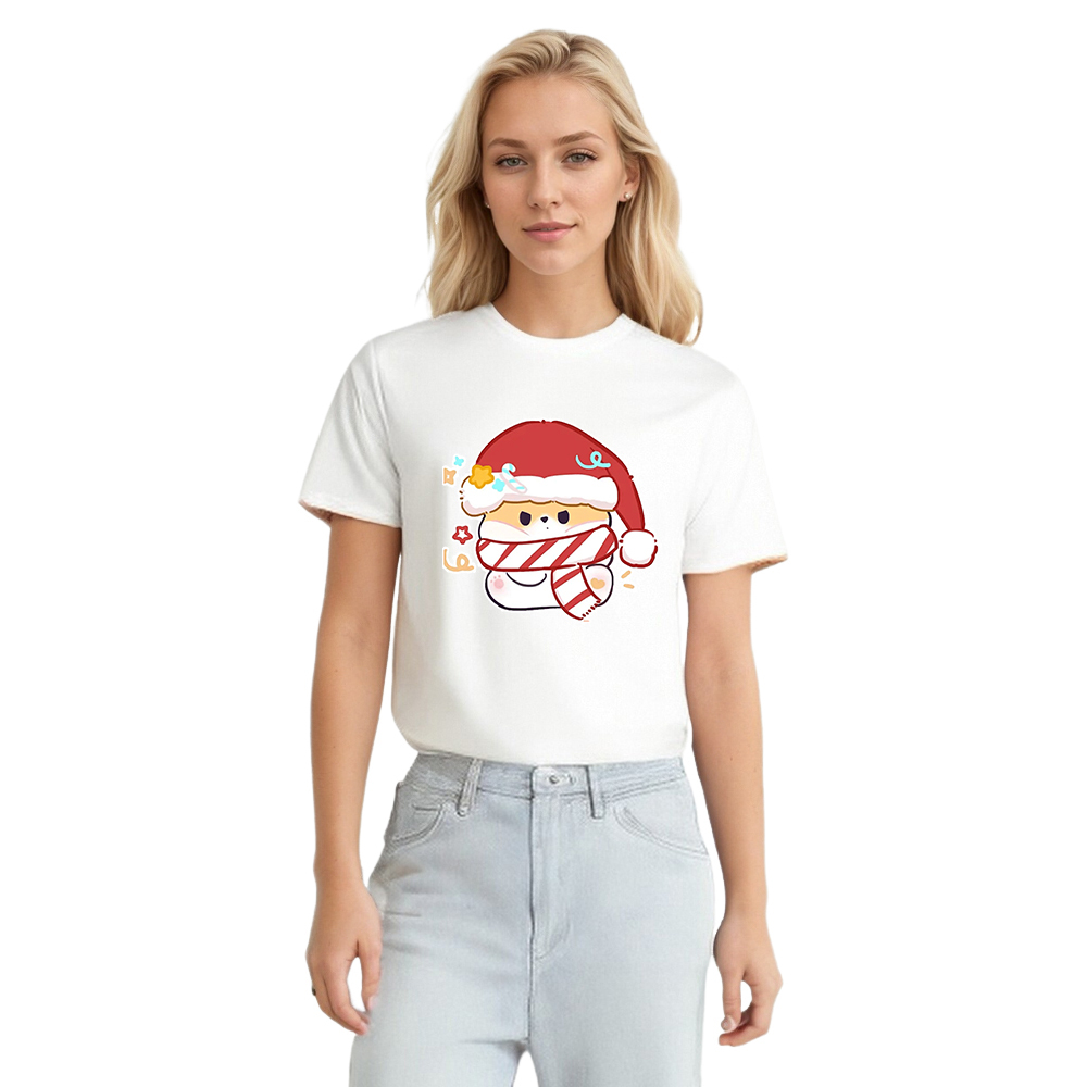 T-shirt Mignons Animaux pour Noël Ver.2