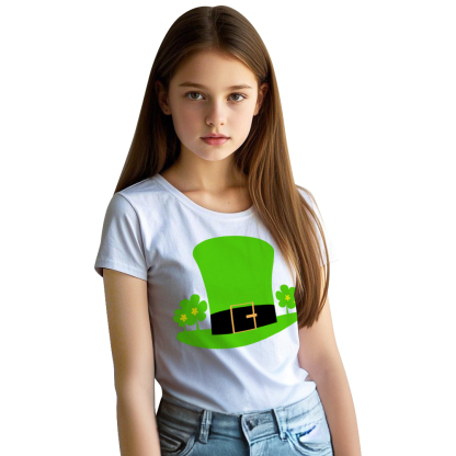T-shirt Chapeau Vert de la Saint-Patrick