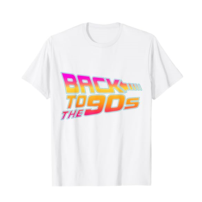 T-Shirt Adulte Rétour aux Années 90 Costume 