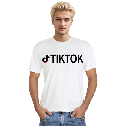 T-shirt Texte 'Tik Tok' Ver.6