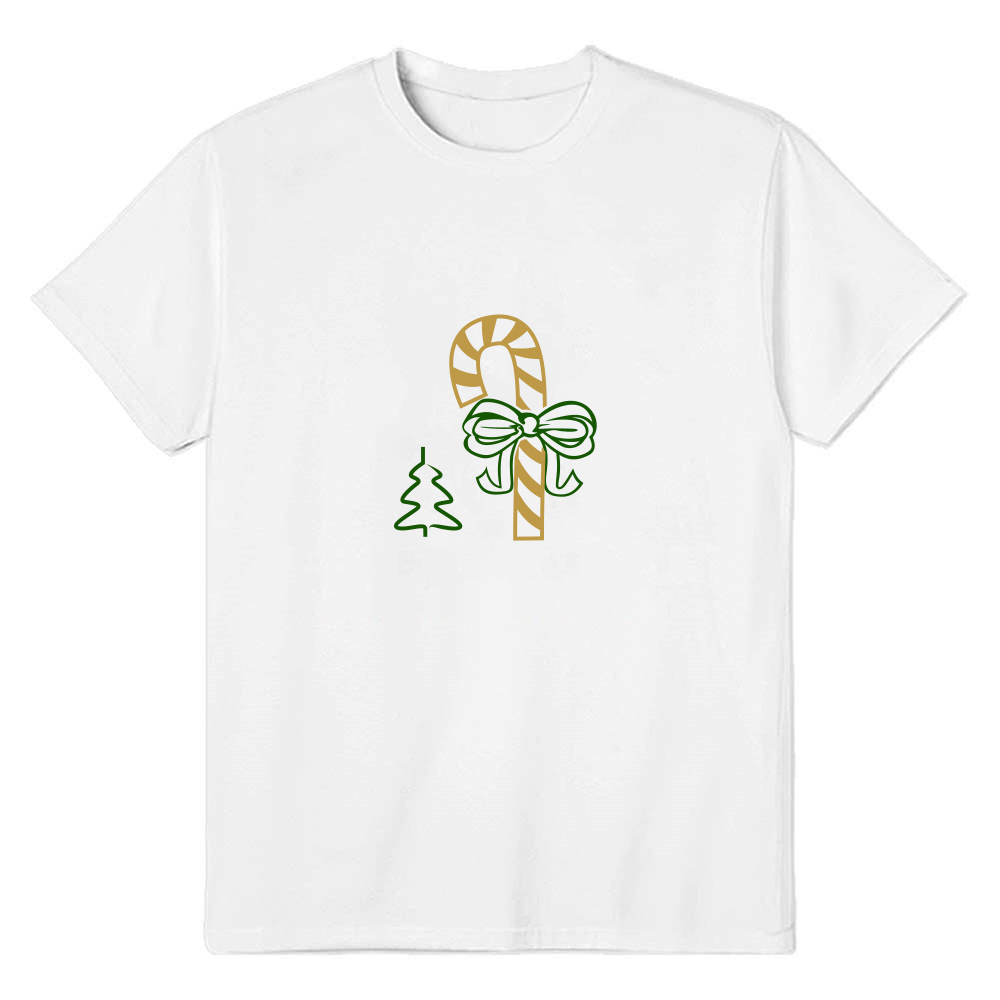 T-shirt Blanc Cadeaux de Noël