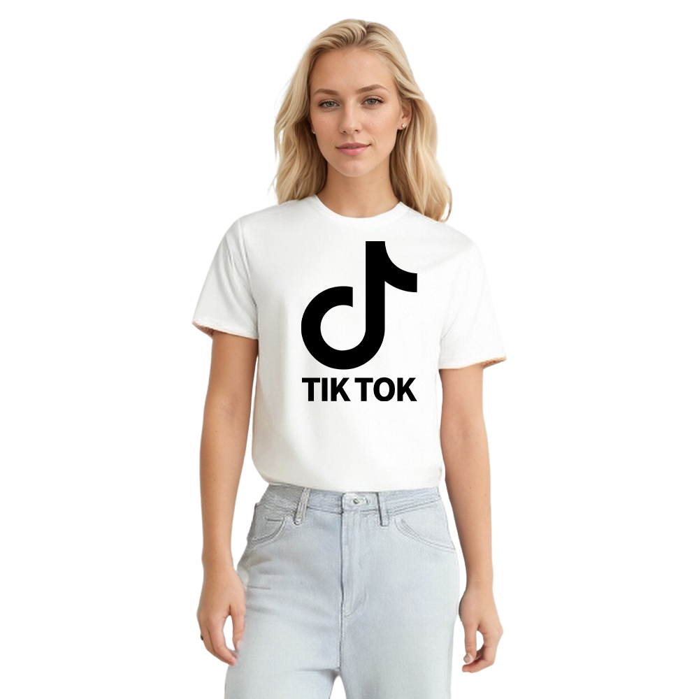 T-shirt Texte 'Tik Tok' Ver.7