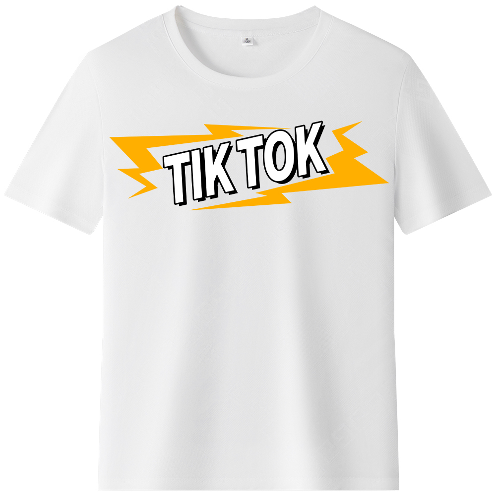 T-shirt Texte 'Tik Tok' Ver.8