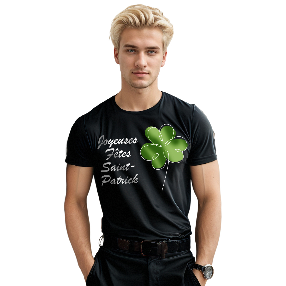 T-shirt Joyeuses Fêtes Saint-Patrick Pour Saint-Patrick Ver.6