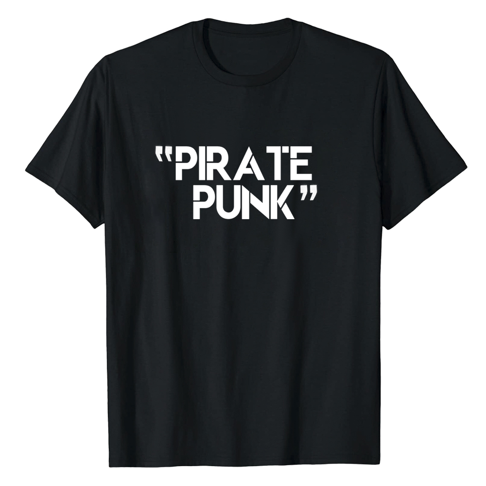 T-shirt Texte 'Pirate Punk' Costume Ver.A