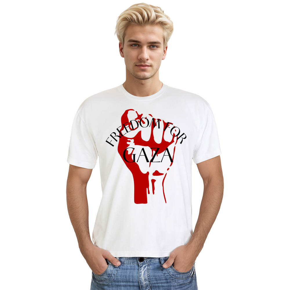 T-shirt Politique 'Freedom for Gaza' Costume