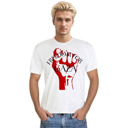 T-shirt Politique 'Freedom for Gaza' Costume