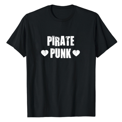 T-shirt Texte 'Pirate Punk' Costume Ver.C