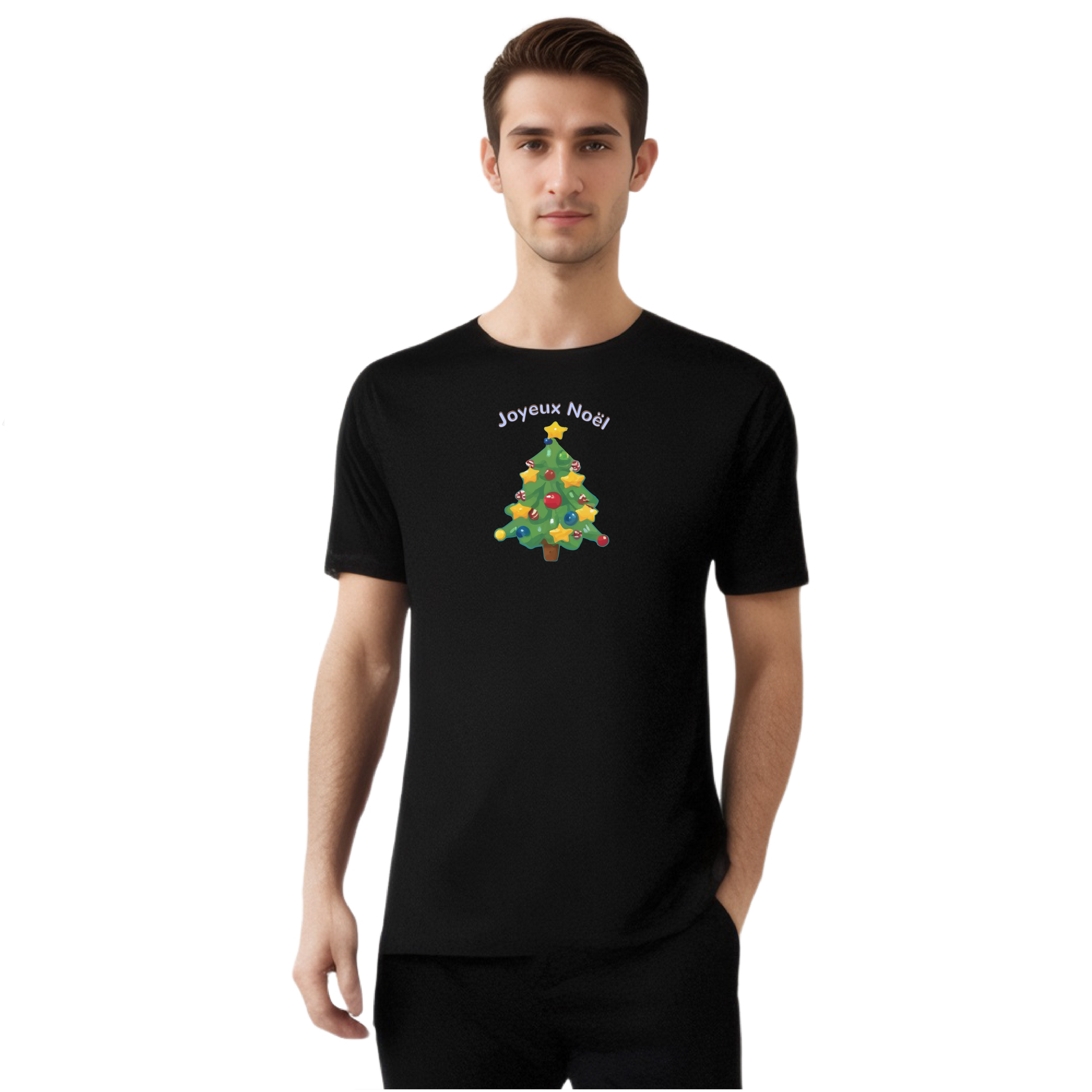 T-shirt Sapin de Noël 'Joyeux Noël' Pour Noël