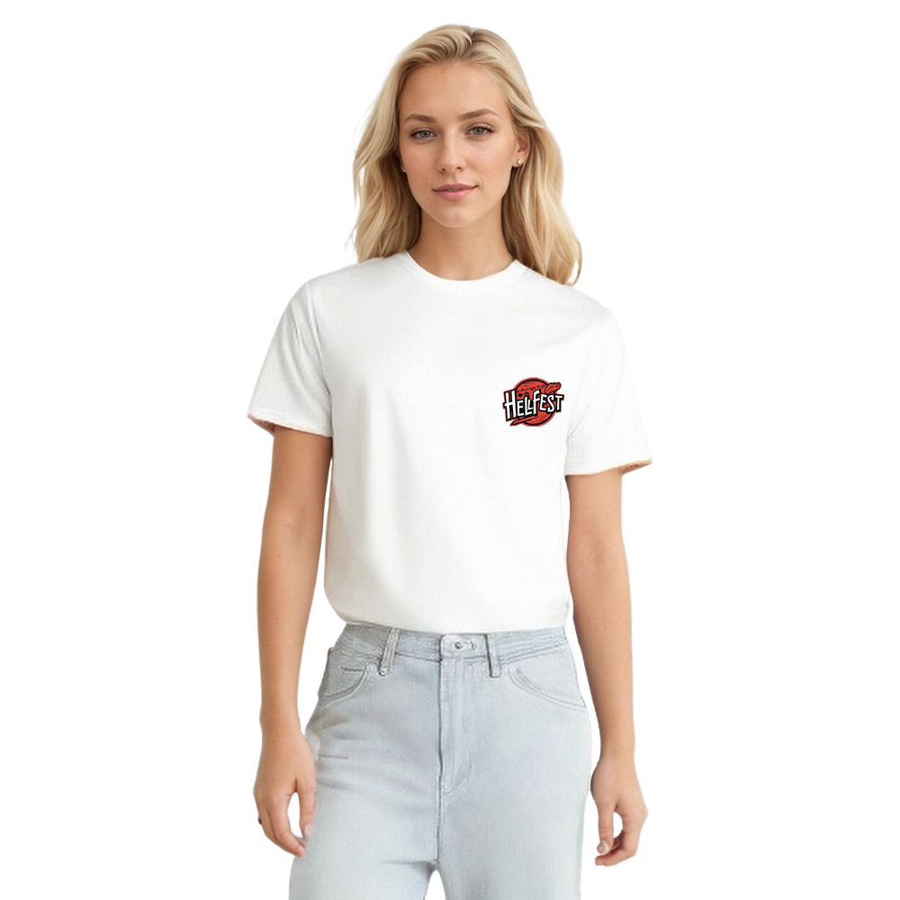 T-shirt Texte Uniquement 'Hellfest' Costume Ver.D