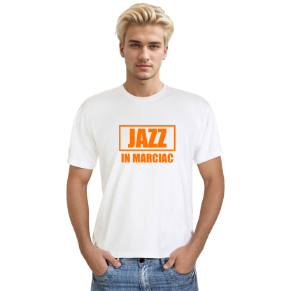 T-shirt Blanc et Noir 'Jazz in Marciac' Costume Ver.4