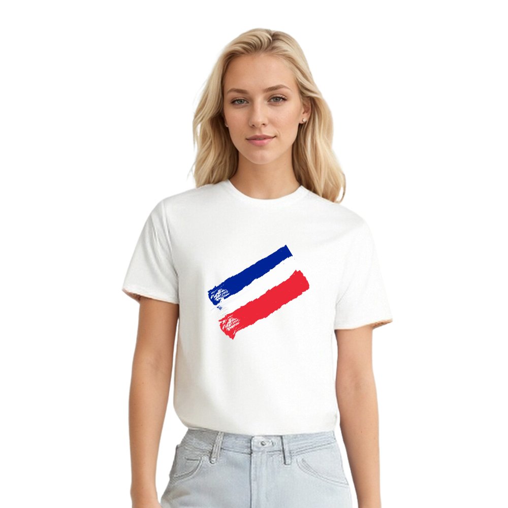 France Couleurs Bleu, Blanc et Rouge T-shirt Ver.4