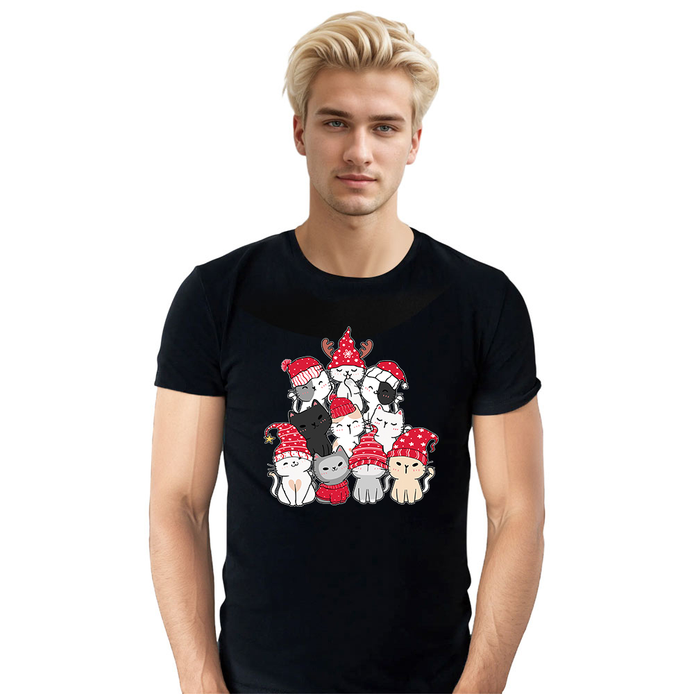 T-shirt Mignons Animaux pour Noël Ver.3