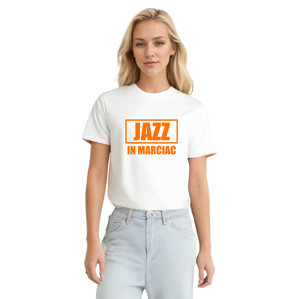 T-shirt Blanc et Noir 'Jazz in Marciac' Costume Ver.4