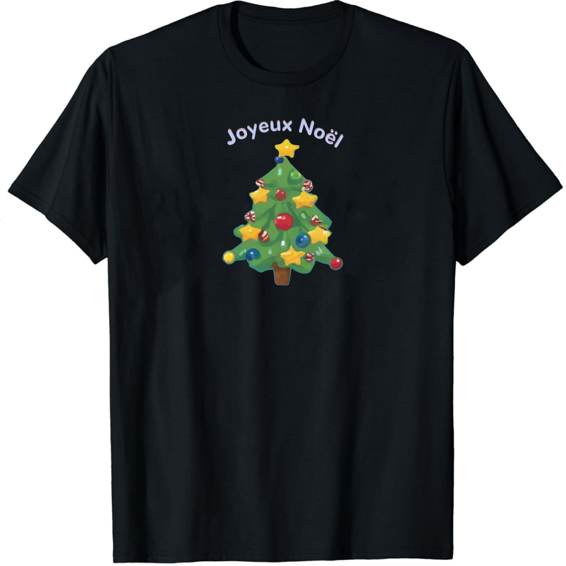 T-shirt Sapin de Noël 'Joyeux Noël' Pour Noël