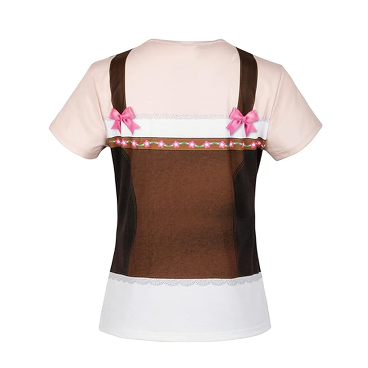 T-Shirt Femme Bavarois d'Oktoberfest Costume