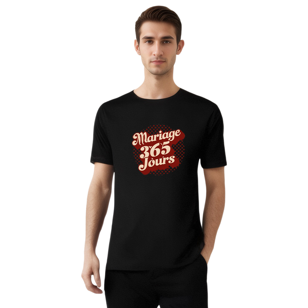 T-shirt 'Mariage 365 Jours' Costume du Memorial Day Ver.b