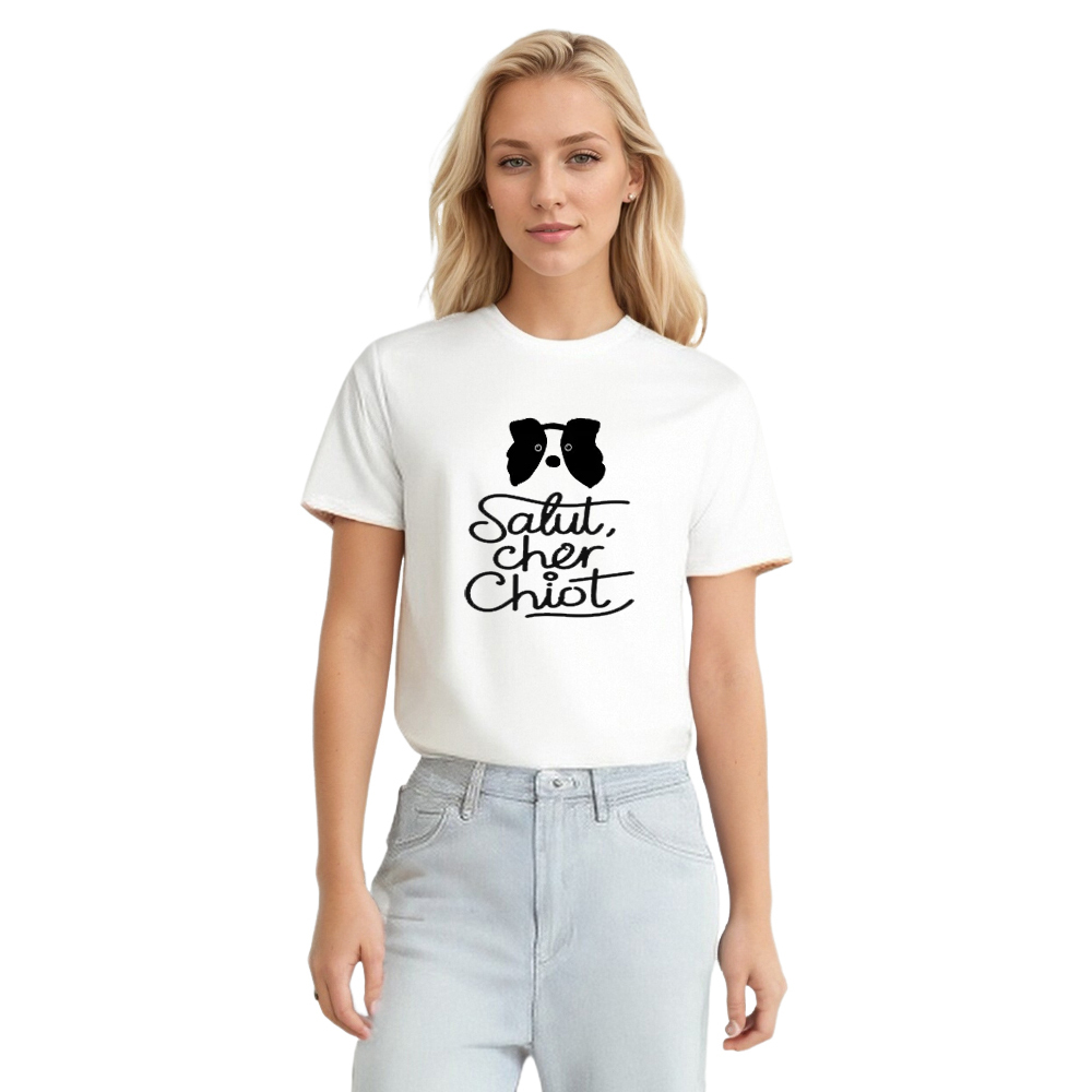 T-shirt 'Salut, cher chiot' Costume Ver.b