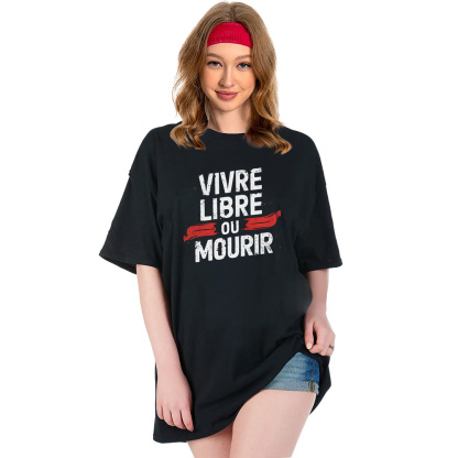 T-shirt 'Vivre Libre ou Mourir' Costume Ver.2