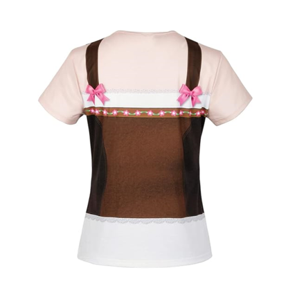 T-Shirt Femme Bavarois d'Oktoberfest Costume