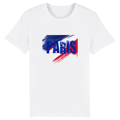 Couleurs Bleu, Blanc et Rouge Paris T-shirt Ver.2