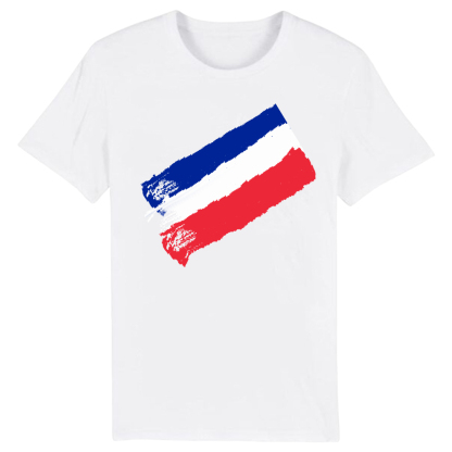 France Couleurs Bleu, Blanc et Rouge T-shirt Ver.4