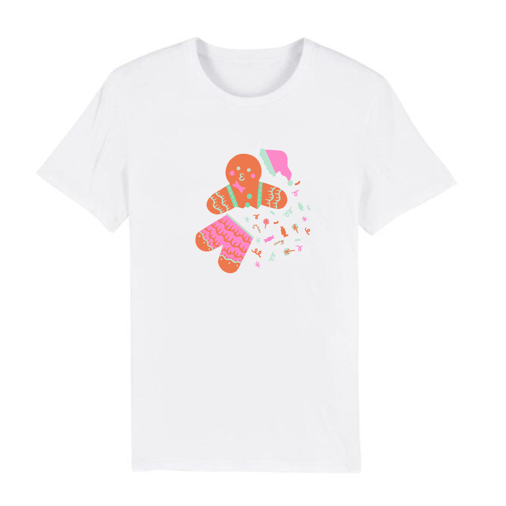 T-shirt Bonhomme de Pain d'Epices Pour Noël