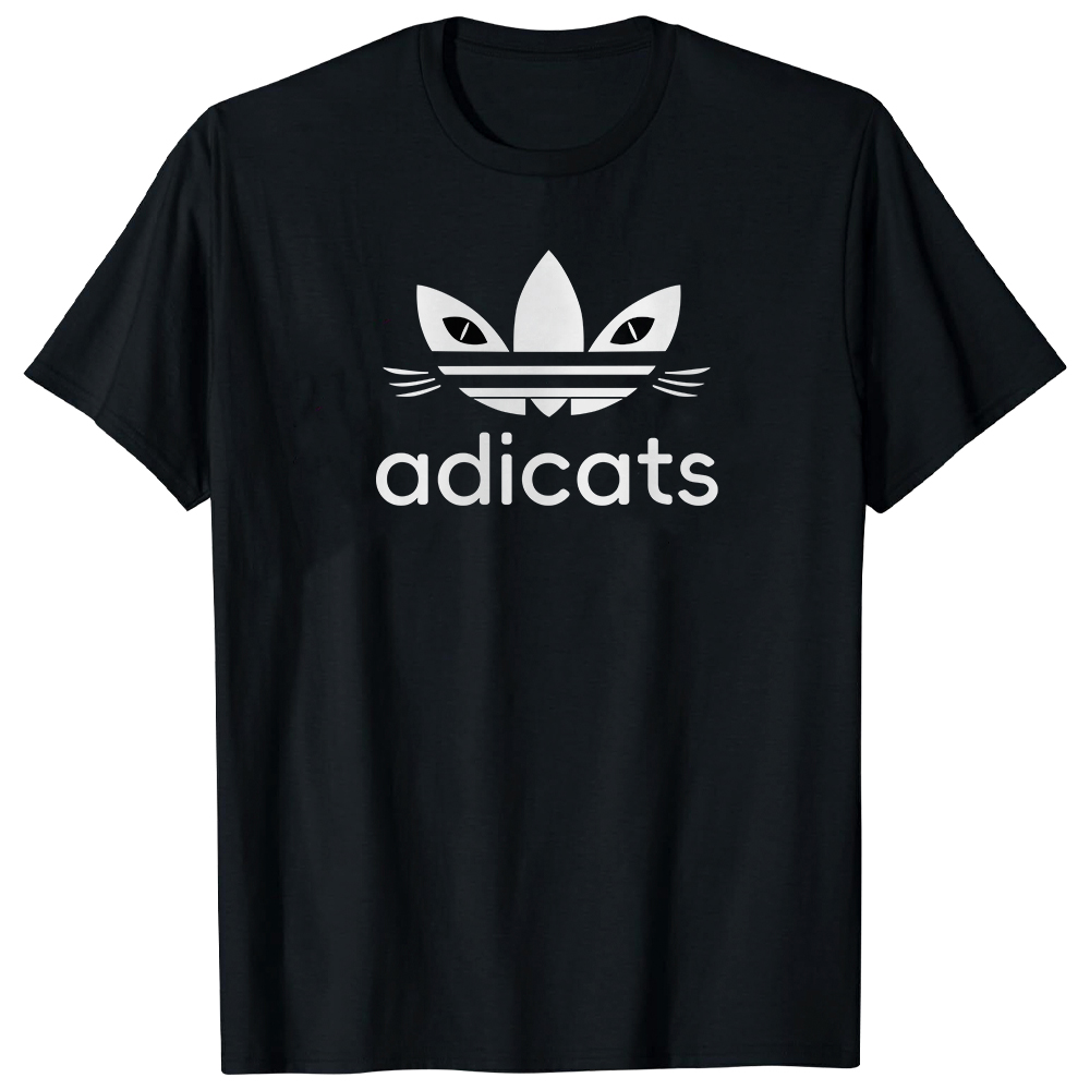 T-shirt Blanc et Noir Adicats
