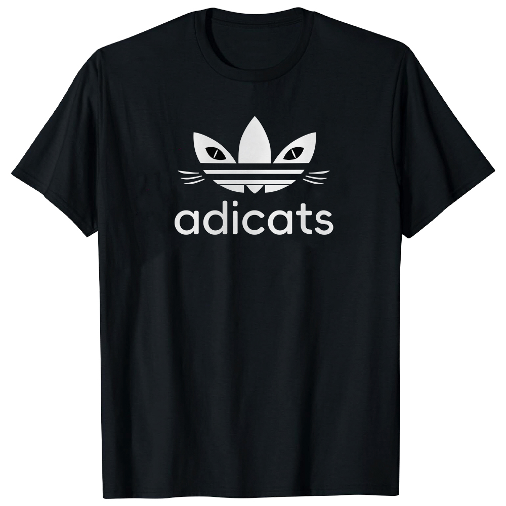 T-shirt Blanc et Noir Adicats
