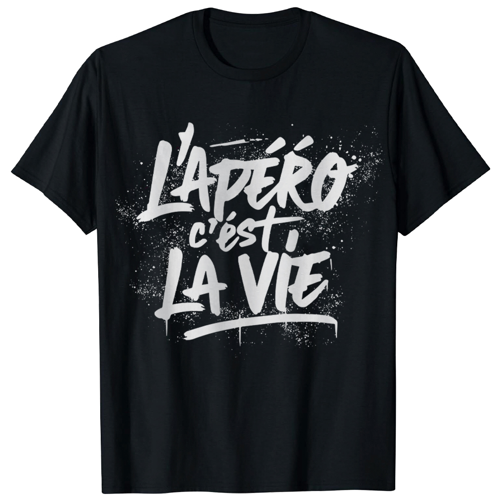 T-shirt 'L’apéro c’est la vie'