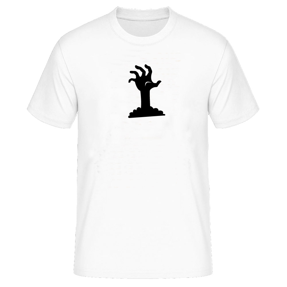 T-shirt Les Mains Dans Le Cimetière Des Horreurs Pour Halloween