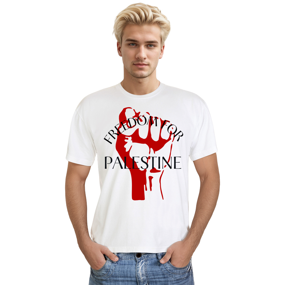 T-shirt Politique 'Freedom for Palestine' Costume