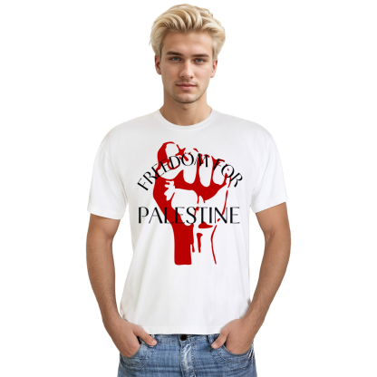T-shirt Politique 'Freedom for Palestine' Costume