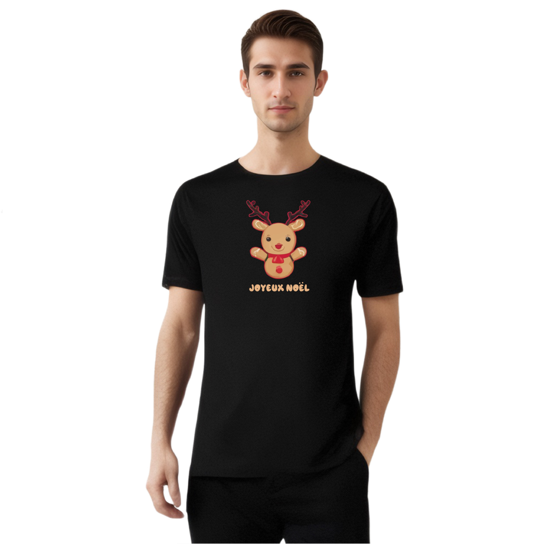 T-shirt Bonhomme de Pain d'Epices Pour Noël