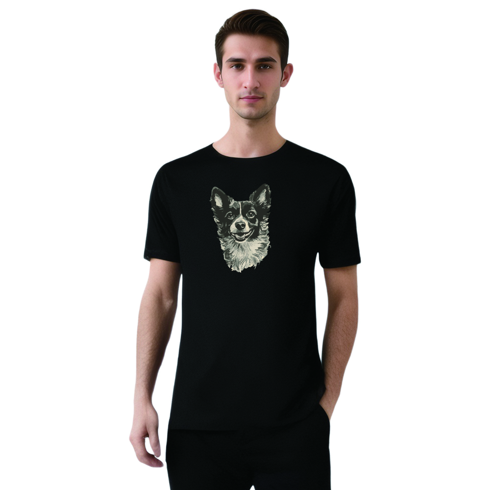 Animal Esquisse d'un Chiot Mignon T-shirt Ver.E