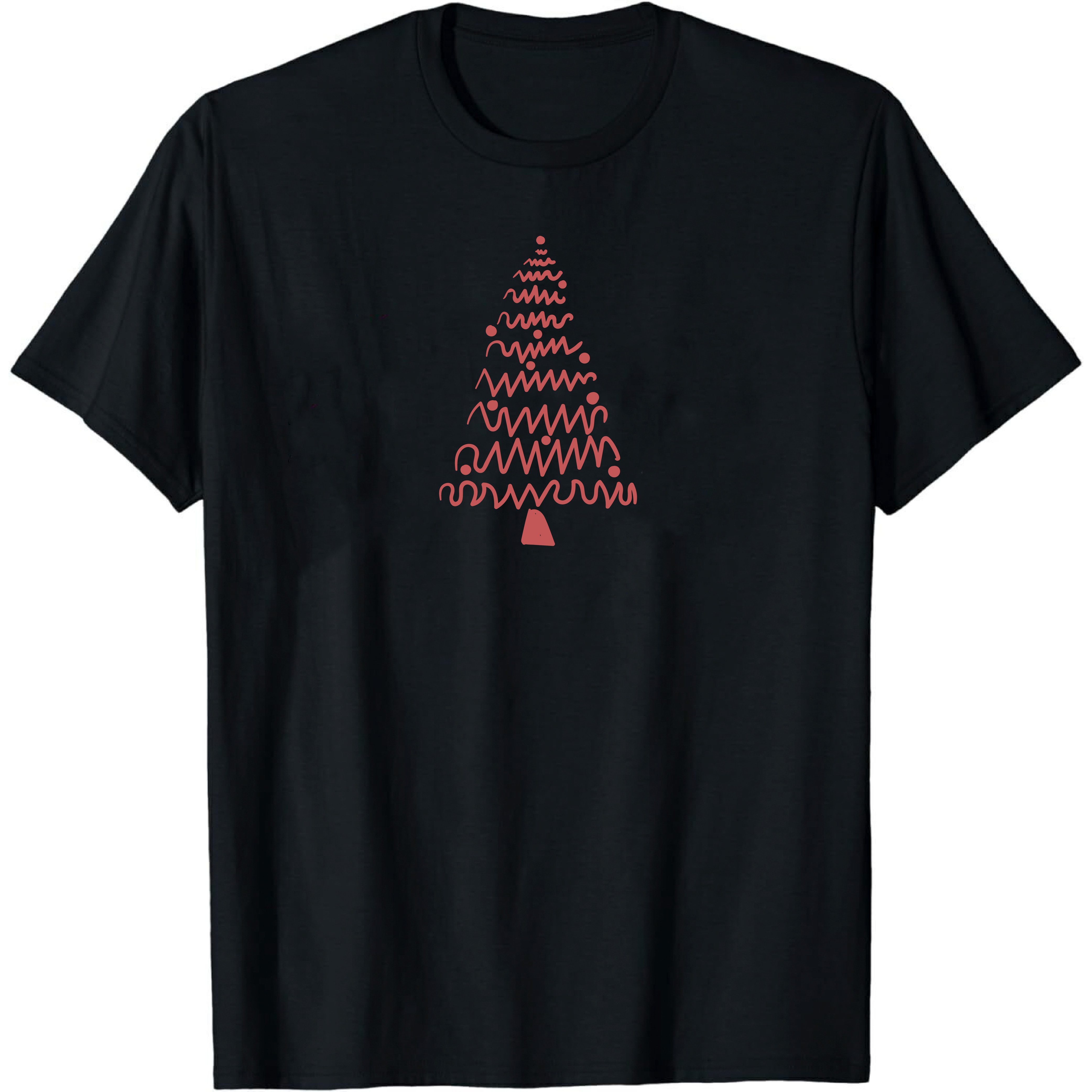 T-shirt Mignon Sapin de Noël Simple Pour Noël VER.3