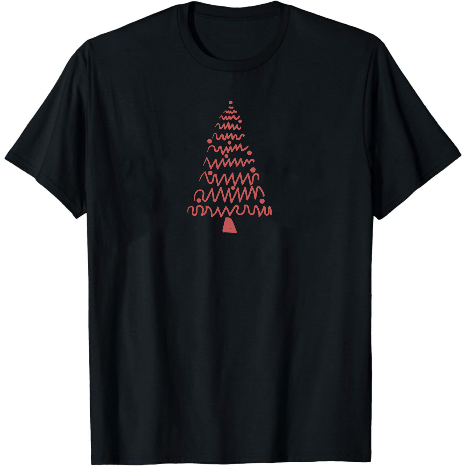 T-shirt Mignon Sapin de Noël Simple Pour Noël VER.3