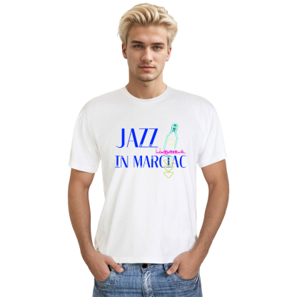 T-shirt Blanc et Noir 'Jazz in Marciac' Costume Ver.5