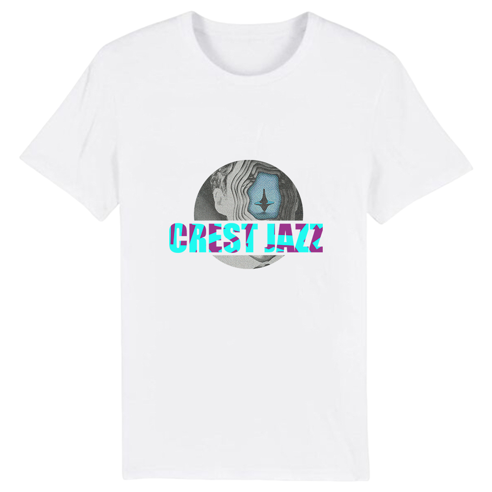 T-shirt Blanc et Noir 'Crest Jazz' Costume Ver.D