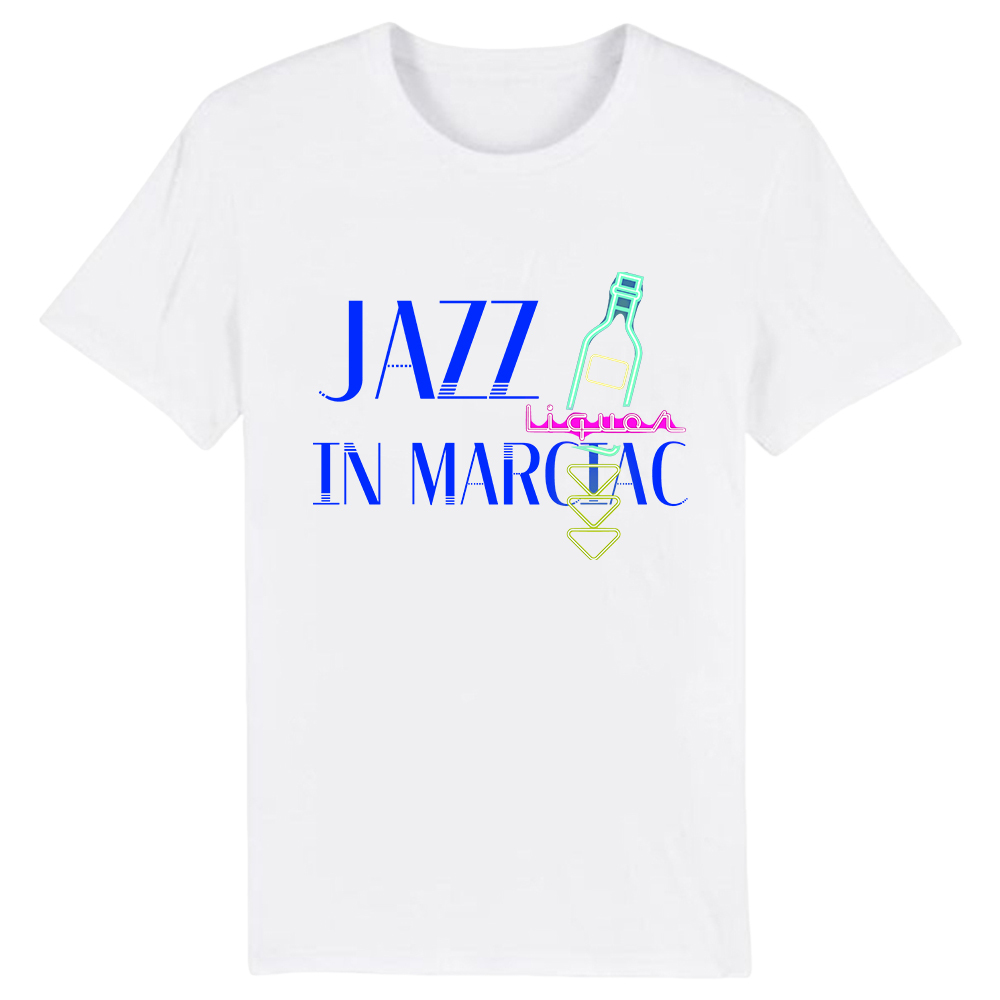 T-shirt Blanc et Noir 'Jazz in Marciac' Costume Ver.5