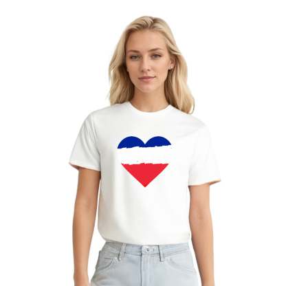 France Couleurs Bleu, Blanc et Rouge T-shirt Ver.5