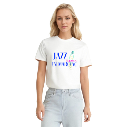 T-shirt Blanc et Noir 'Jazz in Marciac' Costume Ver.5