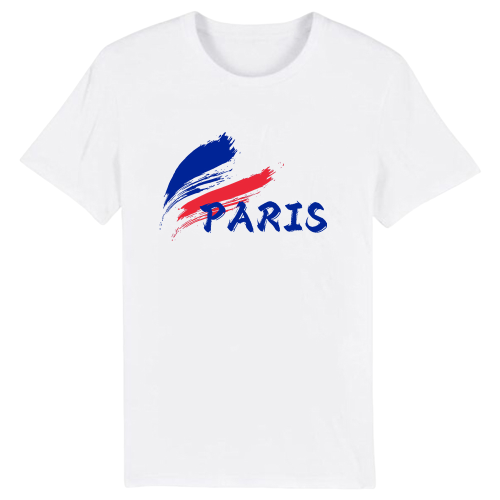 Couleurs Bleu, Blanc et Rouge Paris T-shirt Ver.3