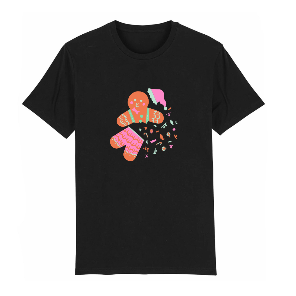 T-shirt Bonhomme de Pain d'Epices Pour Noël