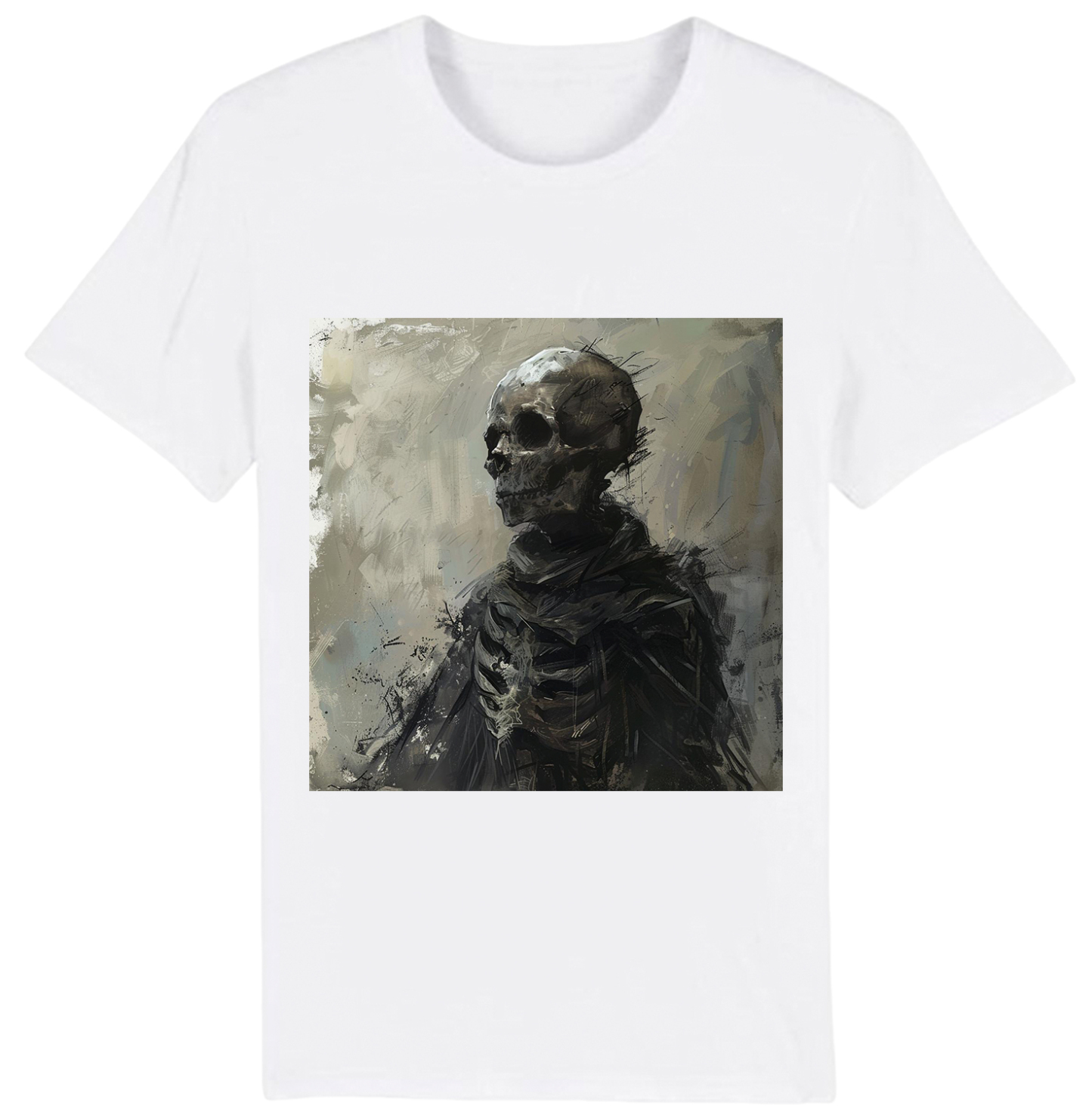 T-shirt Adulte Horror Skull Graphic Costume