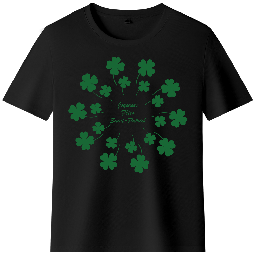 T-shirt Joyeuses Fêtes Saint-Patrick Pour Saint-Patrick Ver.8