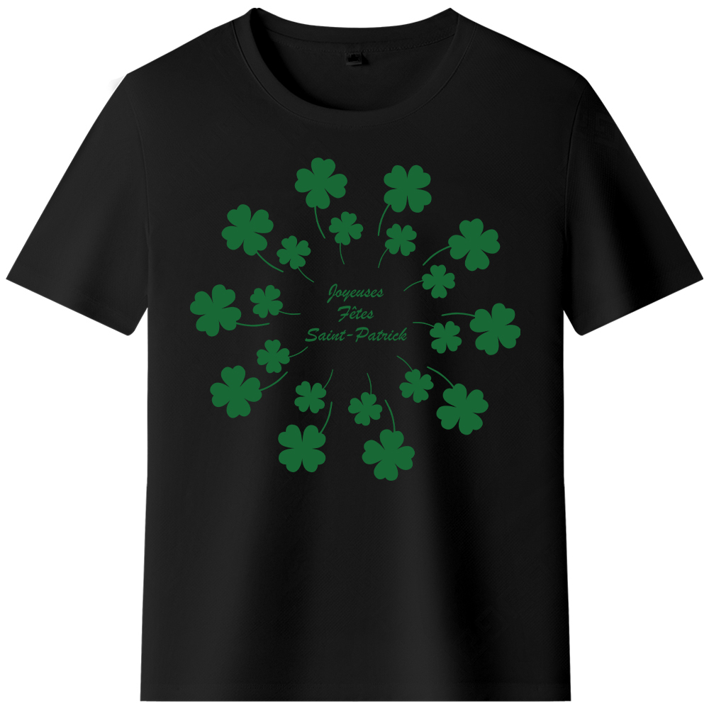 T-shirt Joyeuses Fêtes Saint-Patrick Pour Saint-Patrick Ver.8