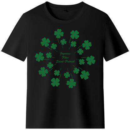 T-shirt Joyeuses Fêtes Saint-Patrick Pour Saint-Patrick Ver.8